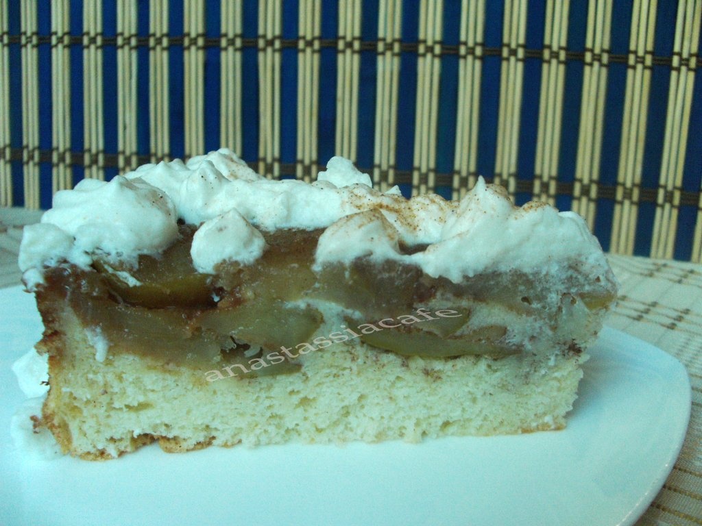 Prajitura cu mere felii