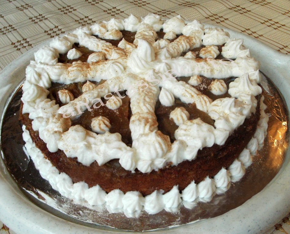 Prajitura cu mere felii