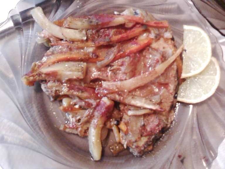 Medalion de rechin cu legume