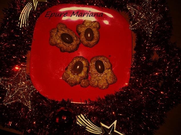 Labute de ursuleti - fursecuri cu nuca