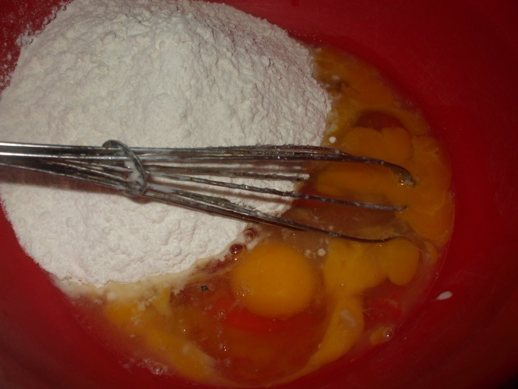 Banane in aluat, cu ciocolata alba-neagra