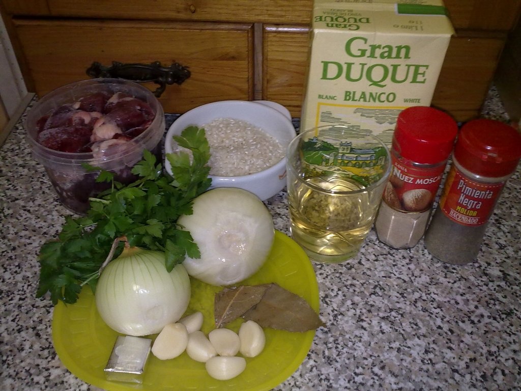 Orez cu ficatei si inimioare