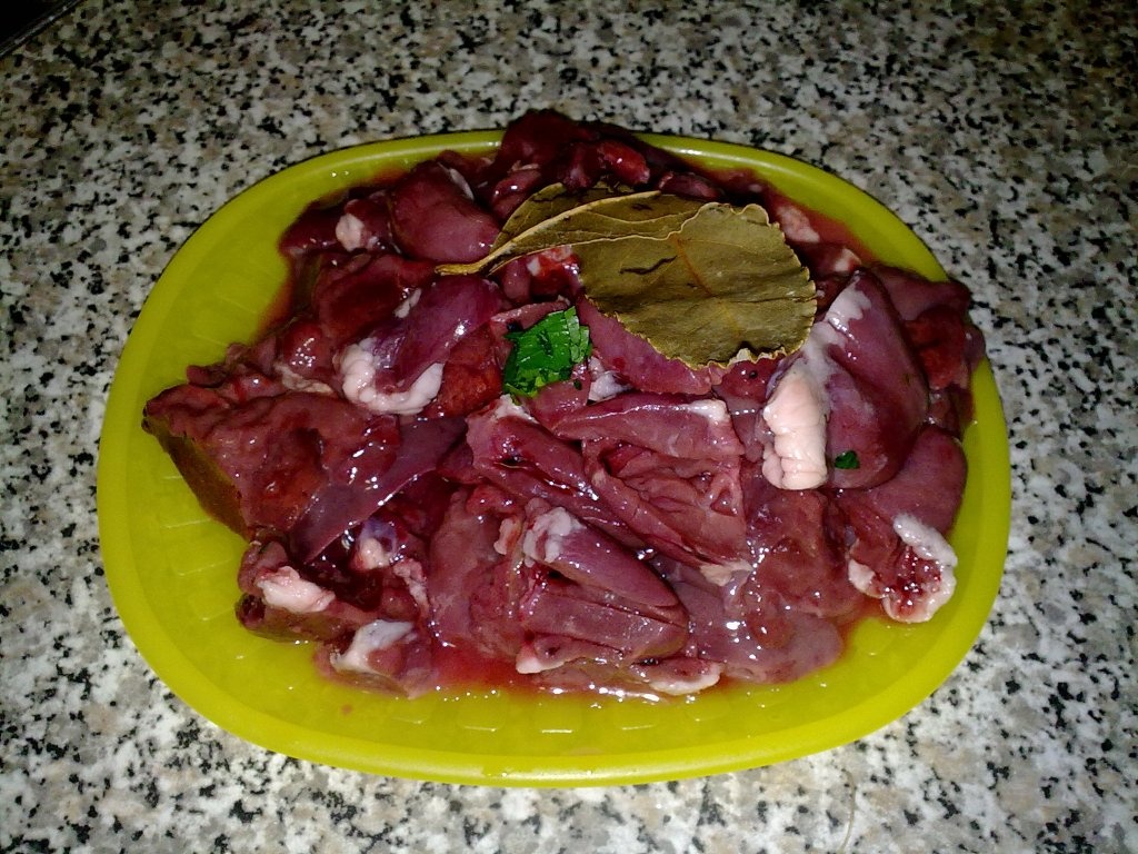 Orez cu ficatei si inimioare