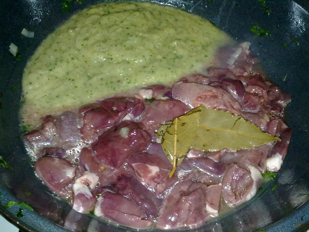 Orez cu ficatei si inimioare