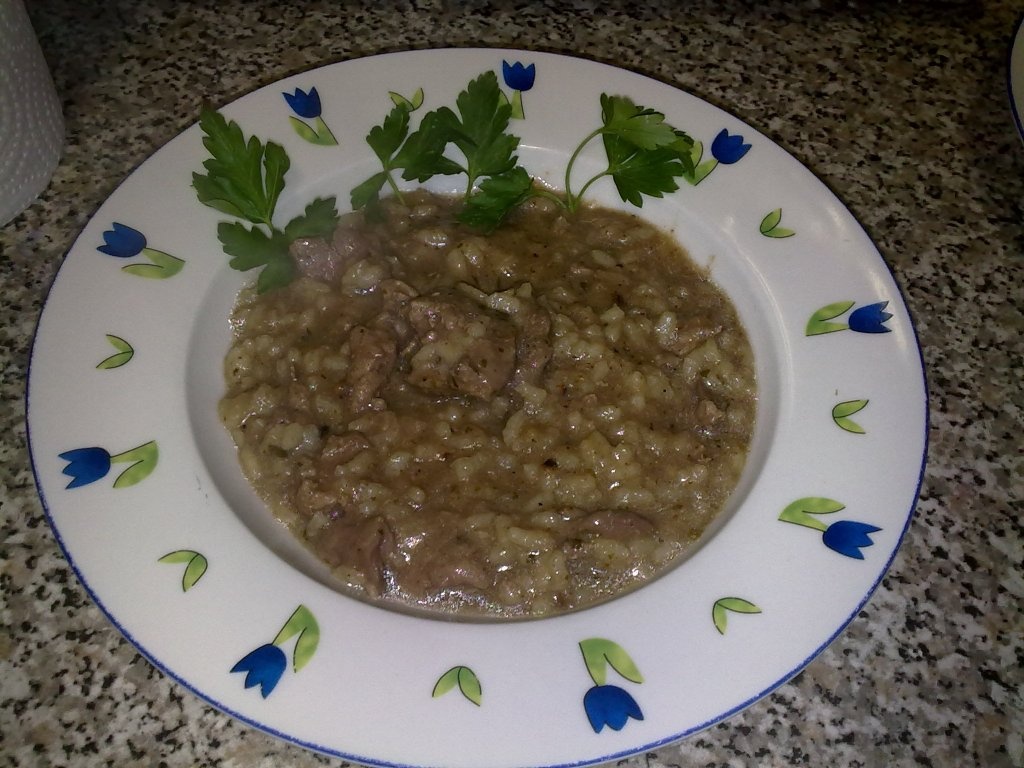 Orez cu ficatei si inimioare