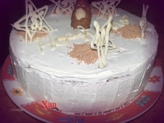 Tort cu capsuni si piersici