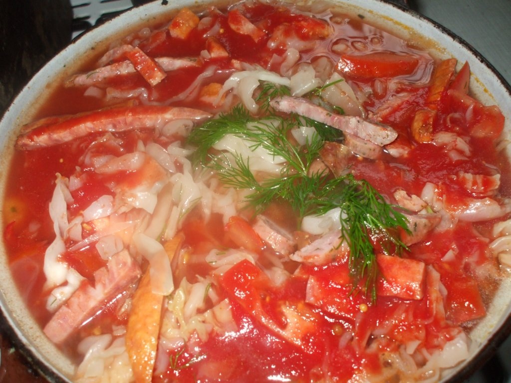 Sarmale cu jambon afumat