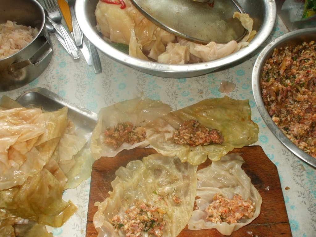 Sarmale cu jambon afumat