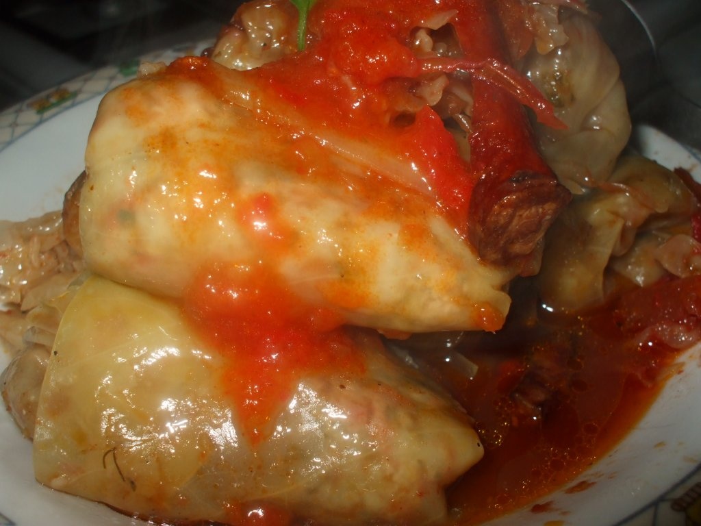 Sarmale cu jambon afumat