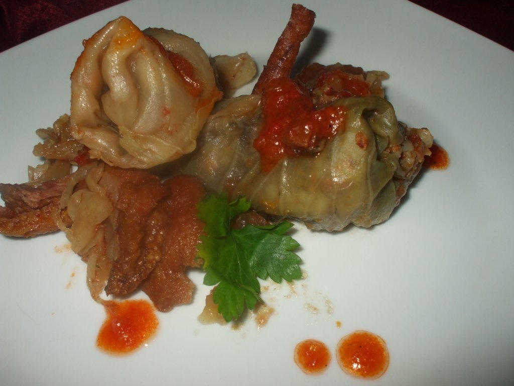 Sarmale cu jambon afumat