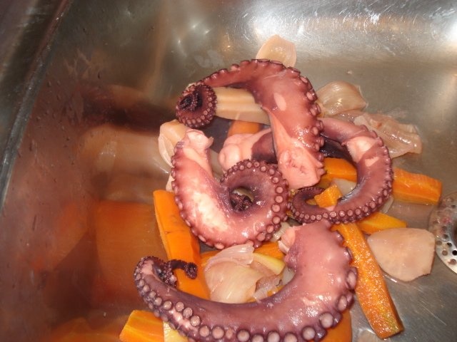 Caracatita cu masline