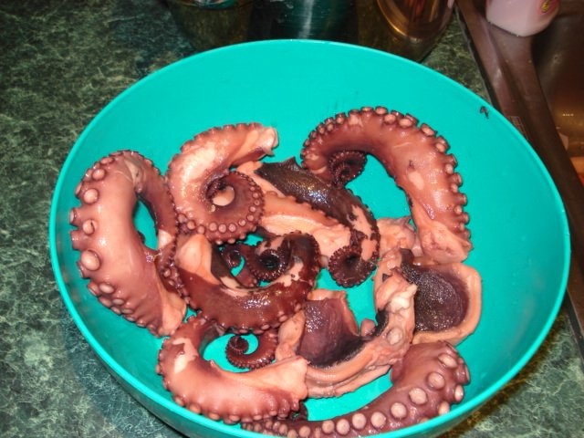 Caracatita cu masline