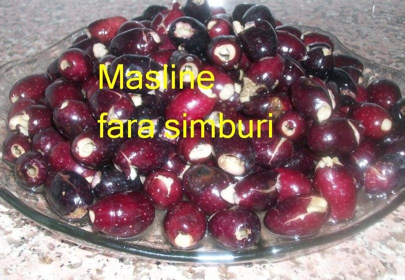 Masline murate, taiate rondele