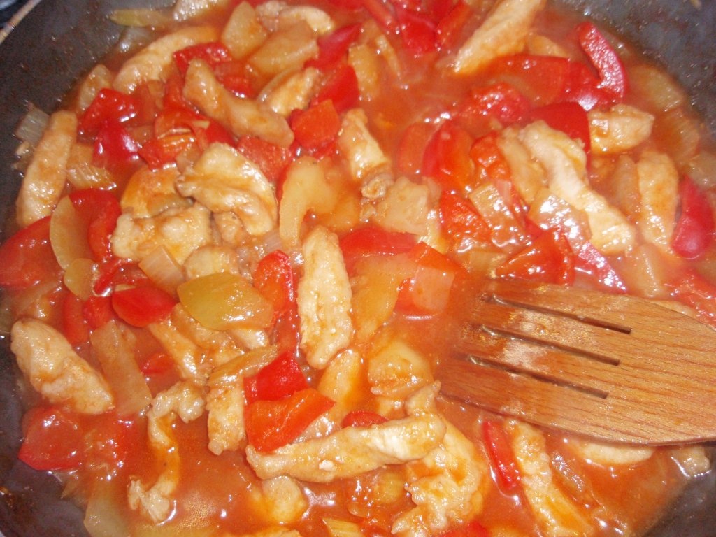 Pui in sos dulce acrisor