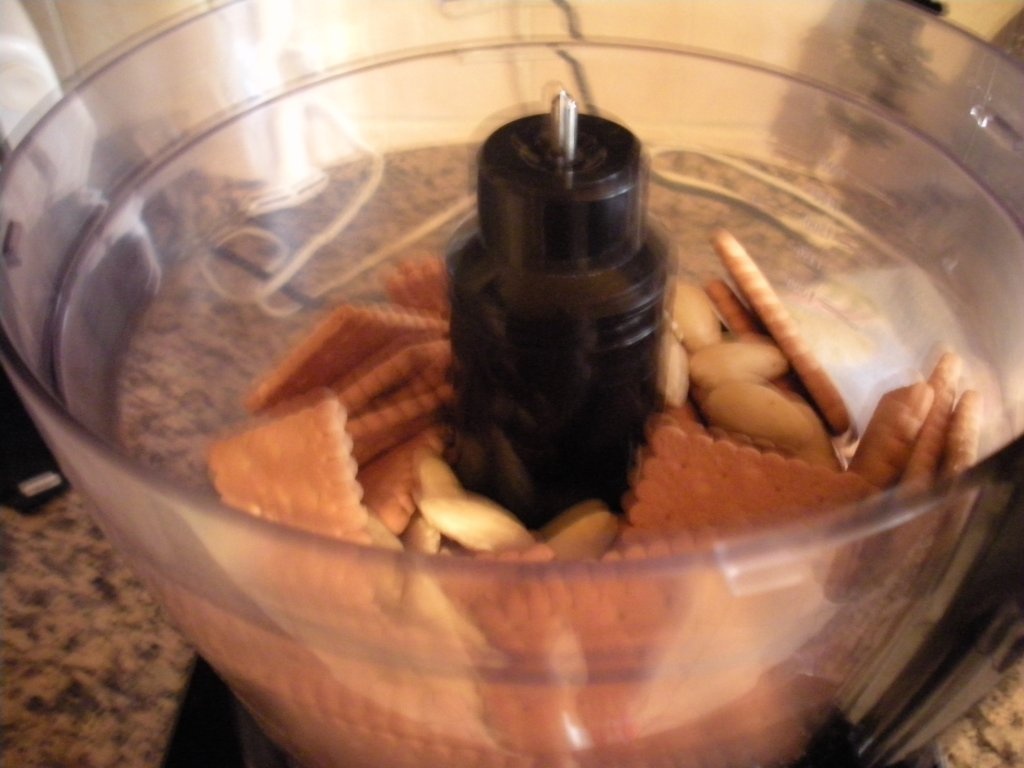 Cheese cake cu gem de prune si ciocolata