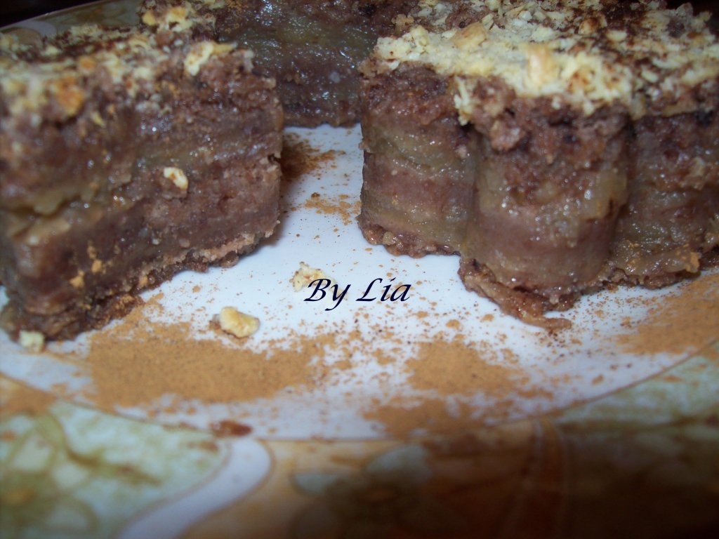 Prajitura cu mere si nuci