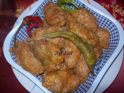 Sarmalute cu nuci si seminte de dovleac