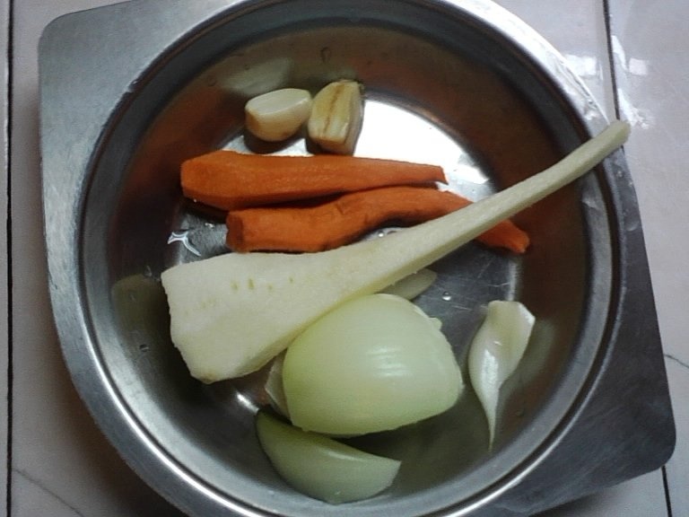 Garnitura de hrisca cu sos de peste