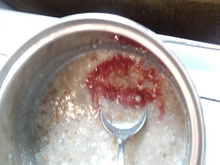 Garnitura de hrisca cu sos de peste