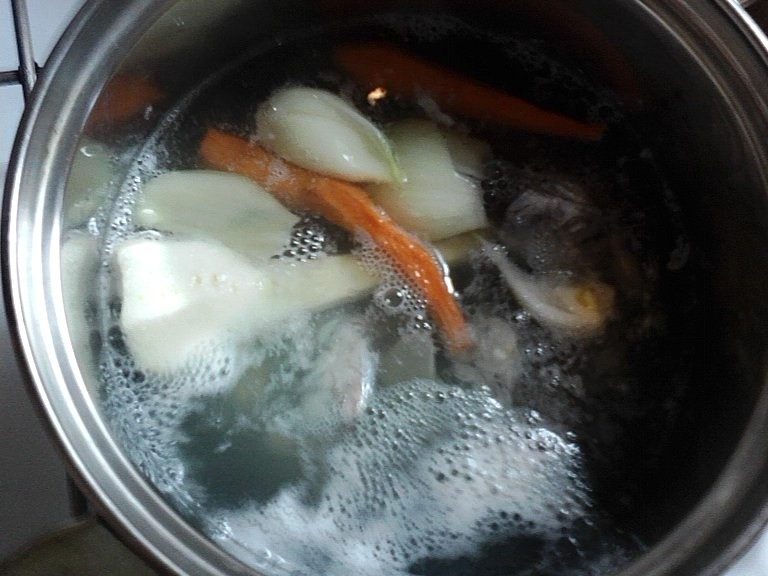 Garnitura de hrisca cu sos de peste