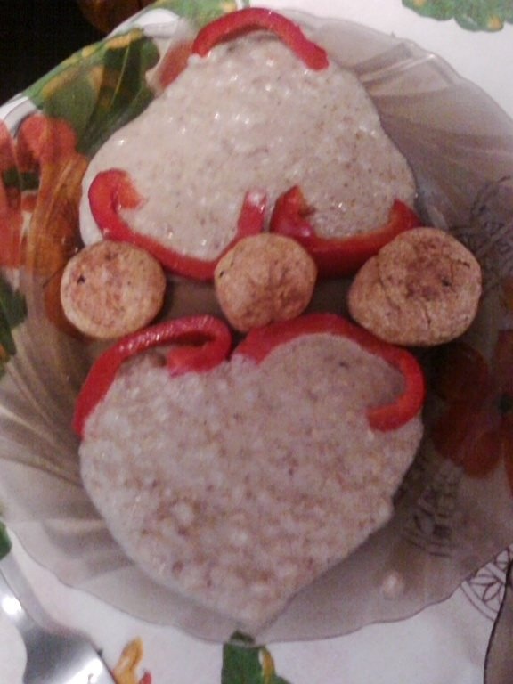 Garnitura de hrisca cu sos de peste