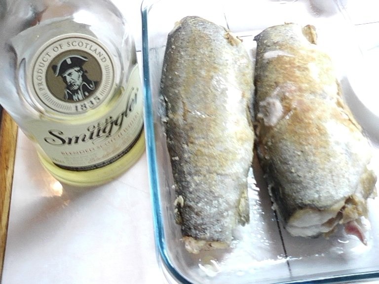 Pastrav cu sos de ciuperci