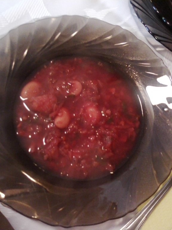 Ciorba de sfecla cu fasole