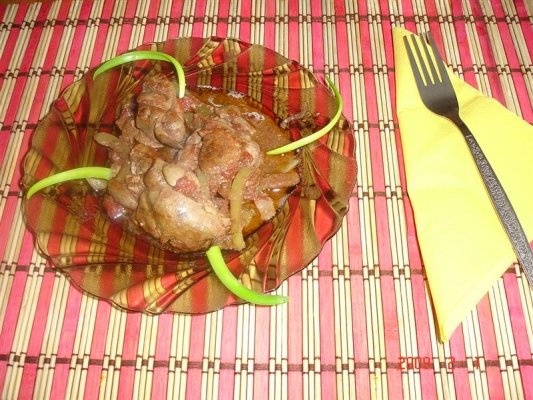 Ficatei lejeri la cuptor