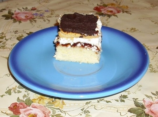 Prajitura cu frisca si biscuiti