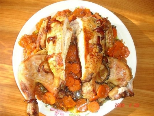 Pui cu body piercing de soric la cuptor