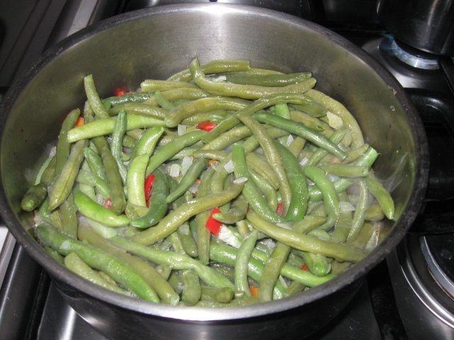 Mancare de fasole verde fara carne