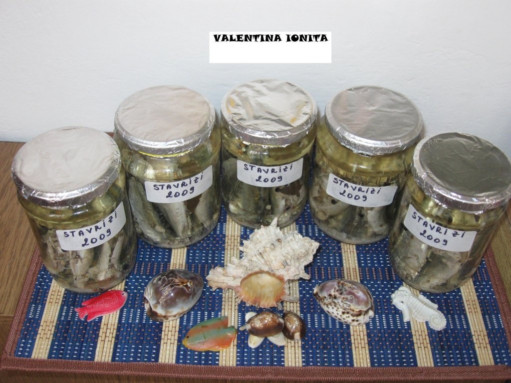 Peste (stavrizi) la borcan