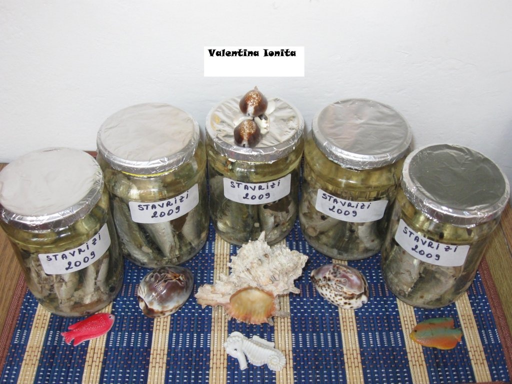 Peste (stavrizi) la borcan