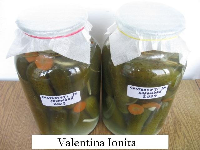 Castraveti murati pentru iarna