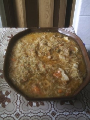 Varza dulce calita cu carne de porc