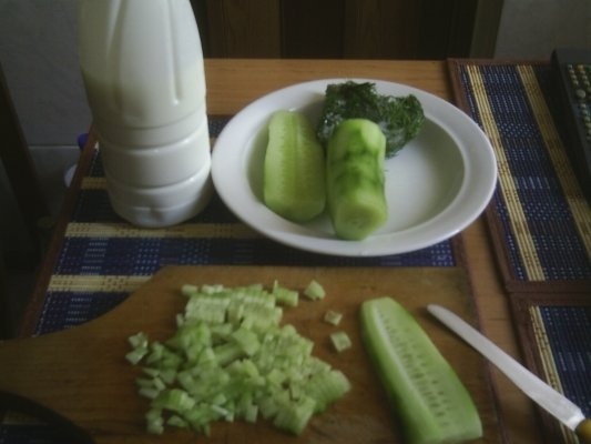 Iaurt cu castraveti si marar