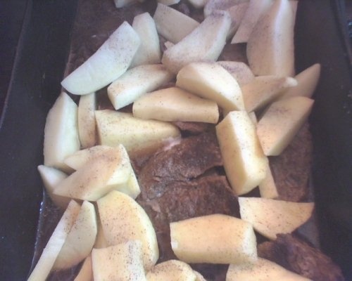 Pulpa de vita la tava