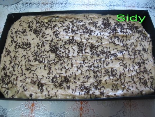 Prajitura cu mere si crema caramel