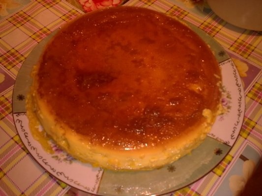 Tort cu crema de zahar ars