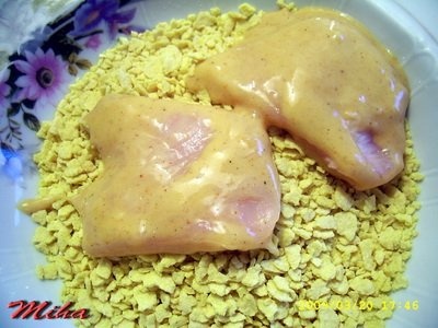 Piept de pui crocant