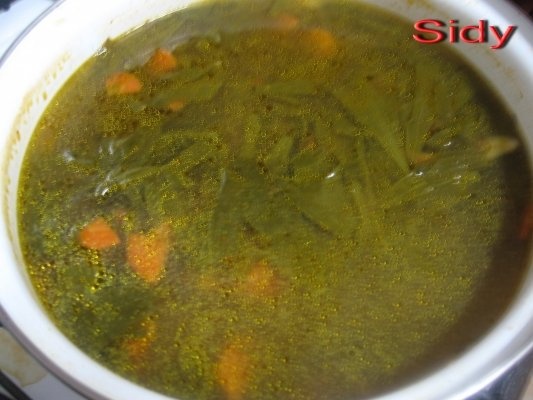 Ciorba de leurda -de post