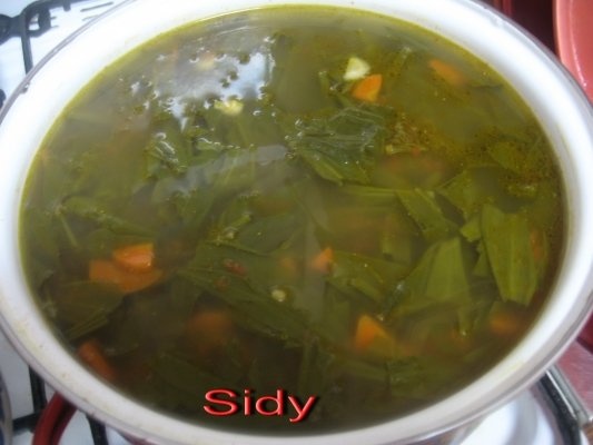 Ciorba de leurda -de post