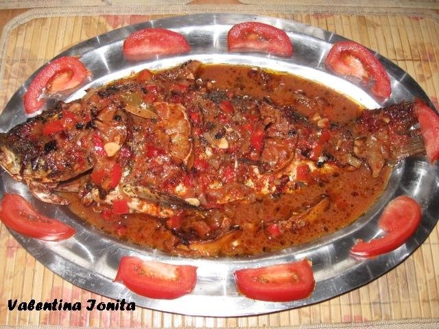 Plachie de crap taraneasca la cuptor