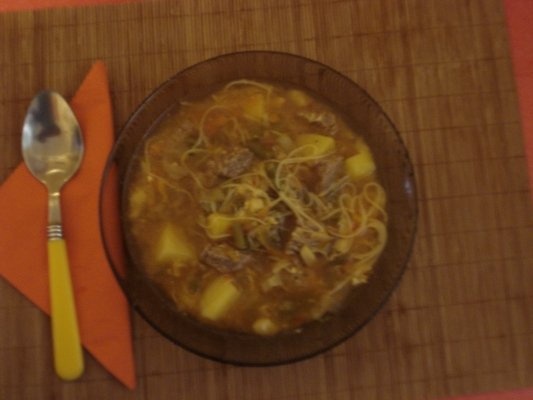 Ciorba cu carne de vita