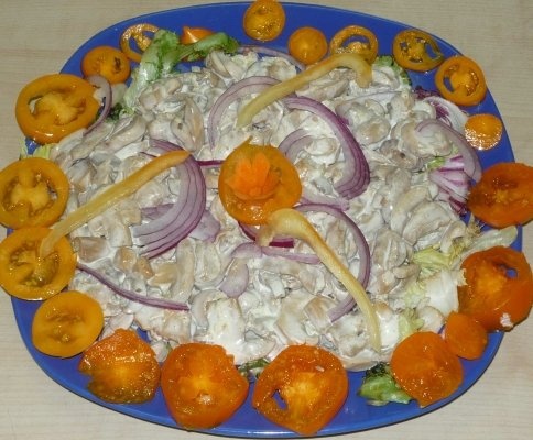 Salata de Ciuperci cu maioneza