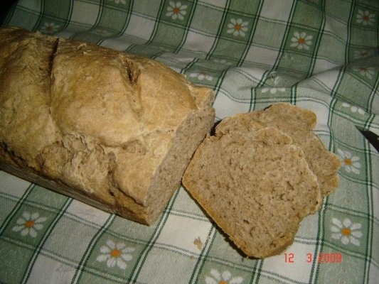 Paine cu faina integrala de grau