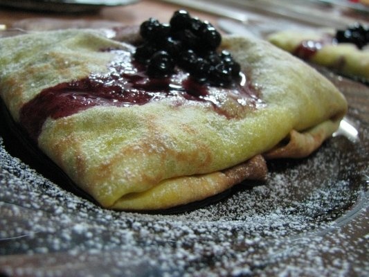 Pachetele dulci cu afine si branza Ricotta