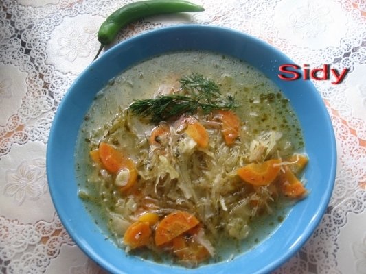 Ciorba de varza acra- de post