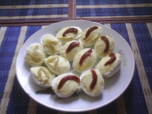 Oua umplute - reteta casei