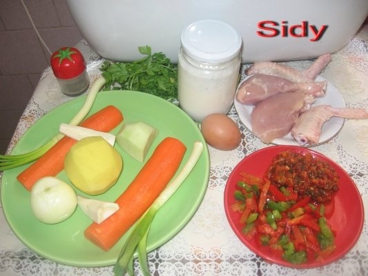 Ciorba de pui cu smantana